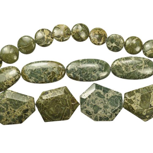 Jasper - Green Brecciated