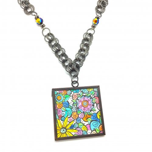 Color Inspiration - Flower Power Necklace