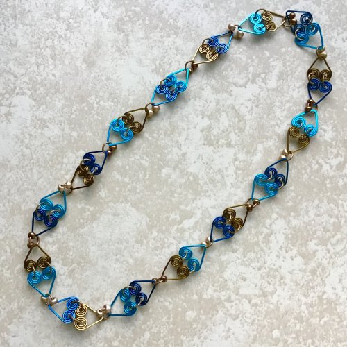 Kristal Wick's Color Inspiration - Colorful Colorado - , Wire Jewelry Design, Design, colorful colorado necklace