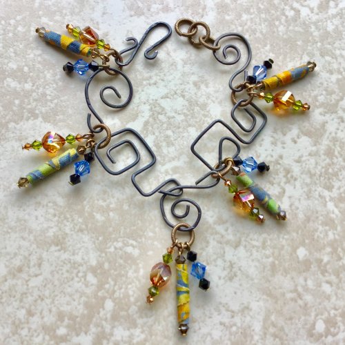 Kristal Wick's Color Inspiration - Bugling Elk - , Wire Jewelry Design, Design, color inspiration bugling elk