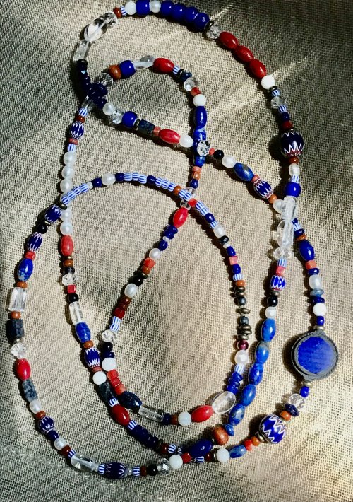 Nancy Chase's Color Inspiration - American Beauty Flag - , Wire Jewelry Design, Design, color inspiration American beauty flag