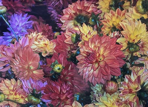 Nancy Chase's Color Inspiration - Flowers in Pike Place - , Wire Jewelry Design, Design, color inspiration Pike Place flowers
