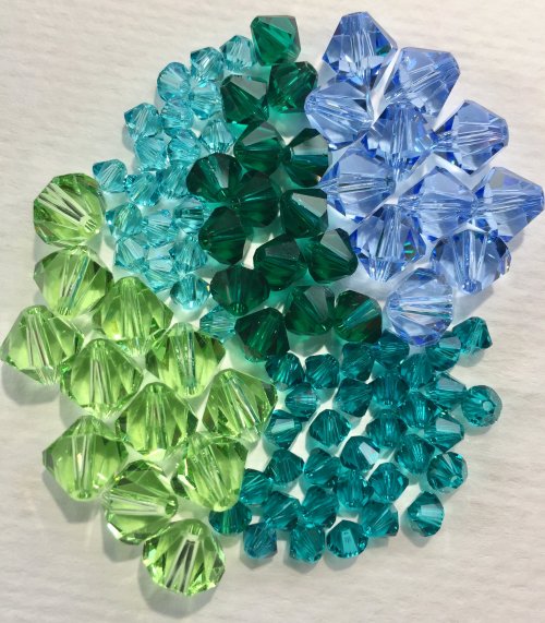 Kristal Wick's Color Creativity - , Wire Jewelry Design, Design, shades of green