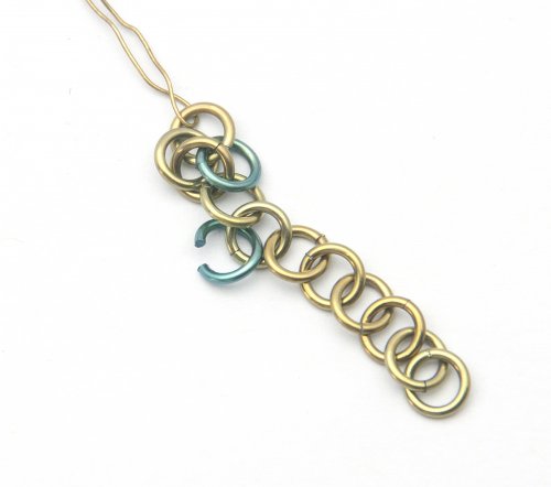Kylie Jones's Niobium Zigzag Earrings - , Chain Maille Jewelry, Making Chain, Chain Making , niobium zigzag earrings