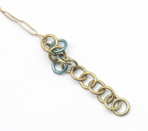 Kylie Jones's Niobium Zigzag Earrings - , Chain Maille Jewelry, Making Chain, Chain Making , niobium zigzag earrings