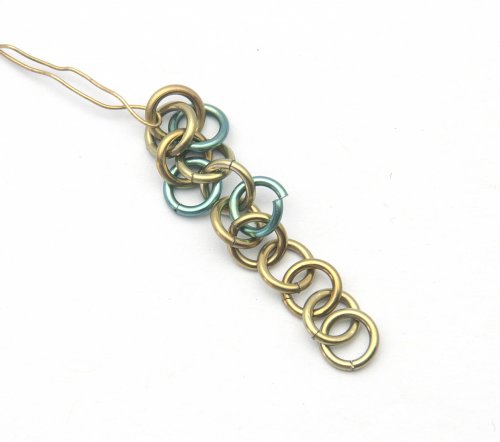 Kylie Jones's Niobium Zigzag Earrings - , Chain Maille Jewelry, Making Chain, Chain Making , niobium zigzag earrings