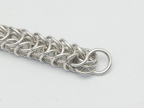 Kylie Jones's Box Chain Watchband - , Chain Maille Jewelry, Making Chain, Chain Making , box chain watchband