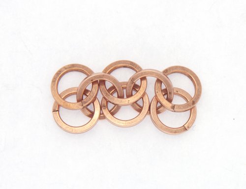 Kylie Jones's Square Wire Rings Round Maille Bracelet - , Chain Maille Jewelry, Making Chain, Chain Making , square wire rings round maille bracelet