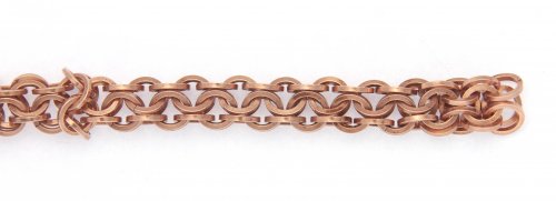 Kylie Jones's Square Wire Rings Round Maille Bracelet - , Chain Maille Jewelry, Making Chain, Chain Making , square wire rings round maille bracelet