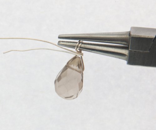 Kylie Jones's Messy Wrap Briolette Earrings - , Contemporary Wire Jewelry, Wire Wrapping, Wrapping, Wire Wrapping Jewelry, messy wrap earrings