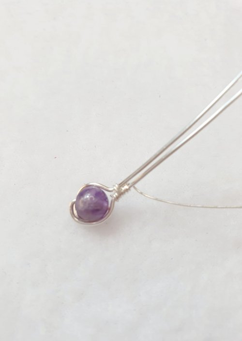 Natalie Patten's Adjustable Wire Wrapped Ring with Gemstone Bead - , Wire Weaving, Weaving, Wire Weaving, Weaving Wire, woven wire wrap ring
