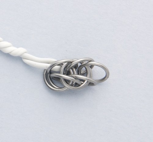 Kylie Jones's Chunky Chain Maille Keychain - , Hair Accessories, Zipper Pulls, Christmas Ornaments, Making Chain, Chain Making , chain maille keychain