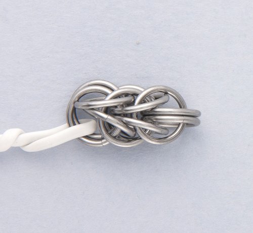 Kylie Jones's Chunky Chain Maille Keychain - , Hair Accessories, Zipper Pulls, Christmas Ornaments, Making Chain, Chain Making , chain maille keychain