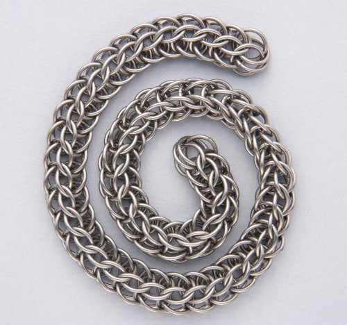 Kylie Jones's Chunky Chain Maille Keychain - , Hair Accessories, Zipper Pulls, Christmas Ornaments, Making Chain, Chain Making , chain maille keychain