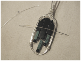 Joe Rushing's Silver Label Onyx Champagne Necklace - , Classic Wire Jewelry, Findings, Clasps, Components, Wire Wrapping, Wrapping, Wire Wrapping Jewelry, 