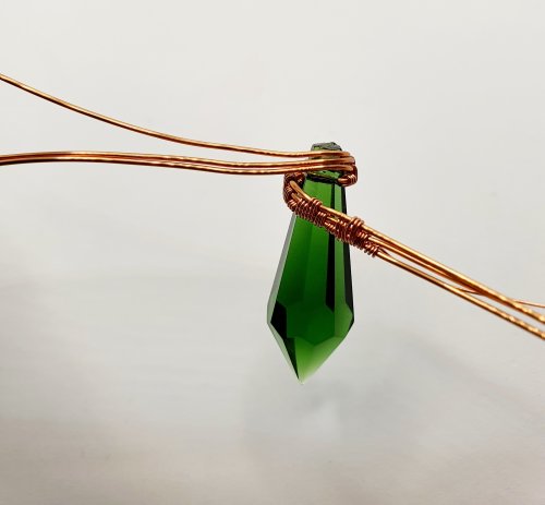 Natalie Patten's Wire Wrap a Chandelier Crystal - , Contemporary Wire Jewelry, Wire Wrapping, Wrapping, Wire Wrapping Jewelry, Weaving, Wire Weaving, Weaving Wire, wire wrapped chandelier crystal