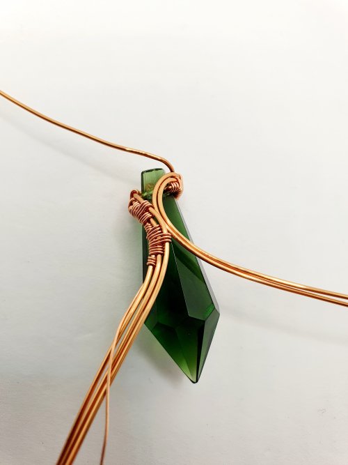 Natalie Patten's Wire Wrap a Chandelier Crystal - , Contemporary Wire Jewelry, Wire Wrapping, Wrapping, Wire Wrapping Jewelry, Weaving, Wire Weaving, Weaving Wire, wire wrapped chandelier crystal