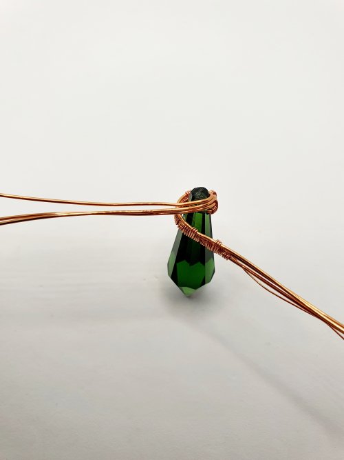 Natalie Patten's Wire Wrap a Chandelier Crystal - , Contemporary Wire Jewelry, Wire Wrapping, Wrapping, Wire Wrapping Jewelry, Weaving, Wire Weaving, Weaving Wire, wire wrapped chandelier crystal