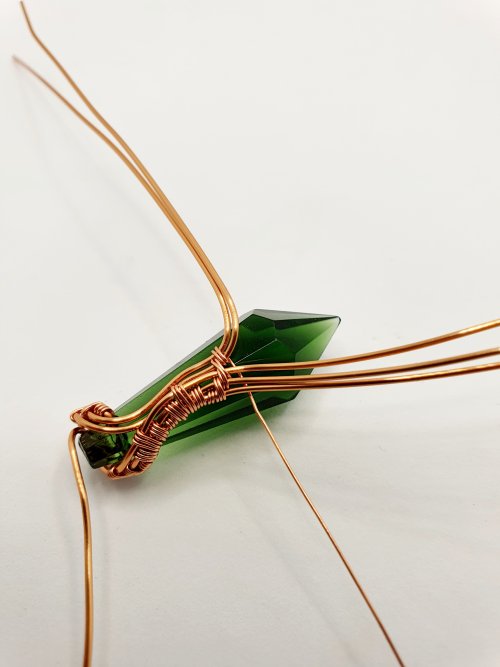 Natalie Patten's Wire Wrap a Chandelier Crystal - , Contemporary Wire Jewelry, Wire Wrapping, Wrapping, Wire Wrapping Jewelry, Weaving, Wire Weaving, Weaving Wire, wire wrapped chandelier crystal
