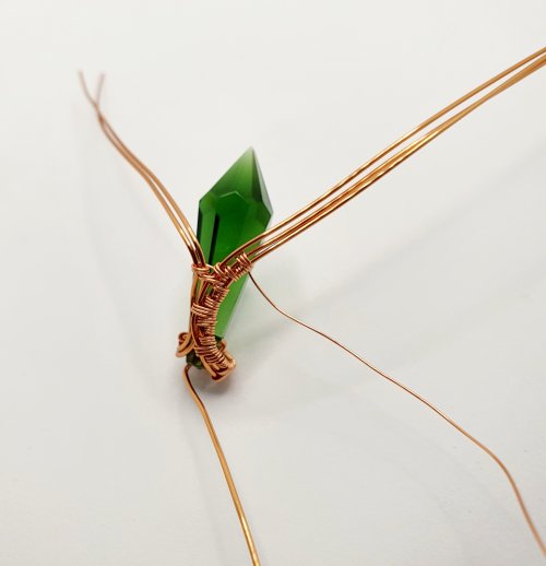 Natalie Patten's Wire Wrap a Chandelier Crystal - , Contemporary Wire Jewelry, Wire Wrapping, Wrapping, Wire Wrapping Jewelry, Weaving, Wire Weaving, Weaving Wire, wire wrapped chandelier crystal