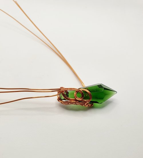 Natalie Patten's Wire Wrap a Chandelier Crystal - , Contemporary Wire Jewelry, Wire Wrapping, Wrapping, Wire Wrapping Jewelry, Weaving, Wire Weaving, Weaving Wire, wire wrapped chandelier crystal