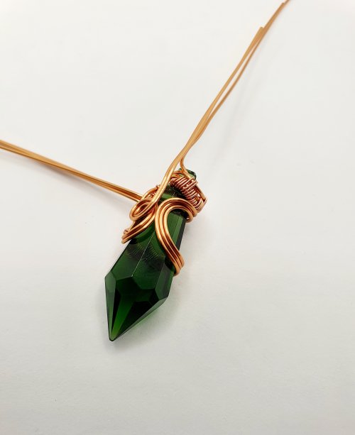 Natalie Patten's Wire Wrap a Chandelier Crystal - , Contemporary Wire Jewelry, Wire Wrapping, Wrapping, Wire Wrapping Jewelry, Weaving, Wire Weaving, Weaving Wire, wire wrapped chandelier crystal