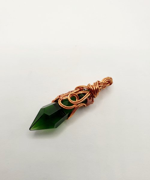 Natalie Patten's Wire Wrap a Chandelier Crystal - , Contemporary Wire Jewelry, Wire Wrapping, Wrapping, Wire Wrapping Jewelry, Weaving, Wire Weaving, Weaving Wire, wire wrapped chandelier crystal