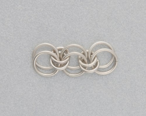 Kylie Jones's Sterling Silver Chain Maille Bridal Earrings - , Chain Maille Jewelry, Making Chain, Chain Making , Add another small jump ring.