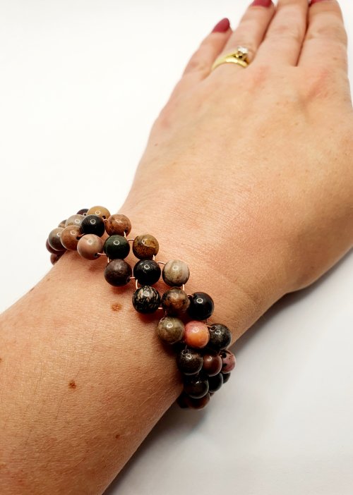 Natalie Patten's Beaded Wire Jewelry Set - , Beading, , beaded wire jewelry set