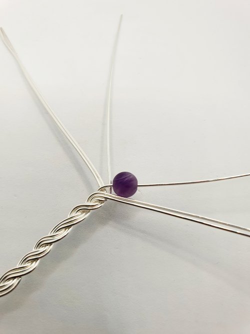 Natalie Patten's Braided Wire Cuff - , Contemporary Wire Jewelry, Spirals, Wire Spiral, Spiral Wire Wrap, Weaving, Wire Weaving, Weaving Wire, braided wire cuff