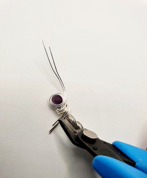 Natalie Patten's Braided Wire Cuff - , Contemporary Wire Jewelry, Spirals, Wire Spiral, Spiral Wire Wrap, Weaving, Wire Weaving, Weaving Wire, braided wire cuff