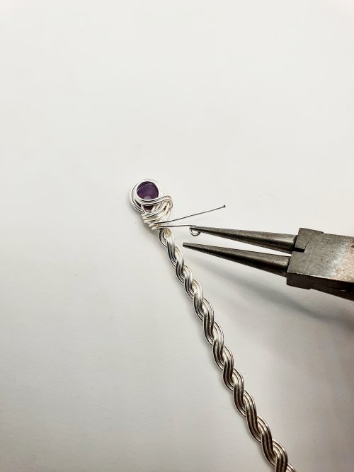 Natalie Patten's Braided Wire Cuff - , Contemporary Wire Jewelry, Spirals, Wire Spiral, Spiral Wire Wrap, Weaving, Wire Weaving, Weaving Wire, braided wire cuff