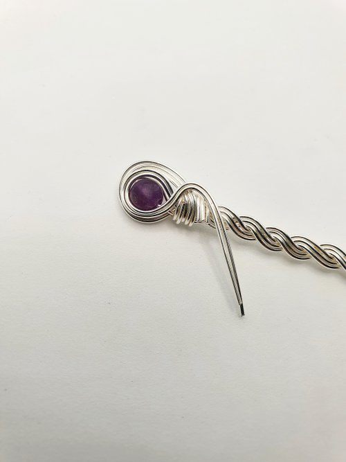 Natalie Patten's Braided Wire Cuff - , Contemporary Wire Jewelry, Spirals, Wire Spiral, Spiral Wire Wrap, Weaving, Wire Weaving, Weaving Wire, braided wire cuff