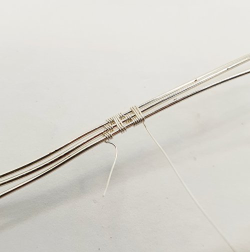 Natalie Patten's Woven Wire Pendant and Earrings Set - , Wire Weaving, Weaving, Wire Weaving, Weaving Wire, woven wire pendant and earring set