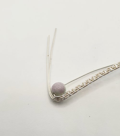 Natalie Patten's Woven Wire Pendant and Earrings Set - , Wire Weaving, Weaving, Wire Weaving, Weaving Wire, woven wire pendant and earring set