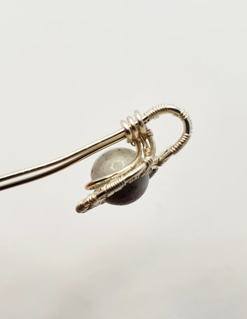 Natalie Patten's Woven Wire Pendant and Earrings Set - , Wire Weaving, Weaving, Wire Weaving, Weaving Wire, woven wire pendant and earring set