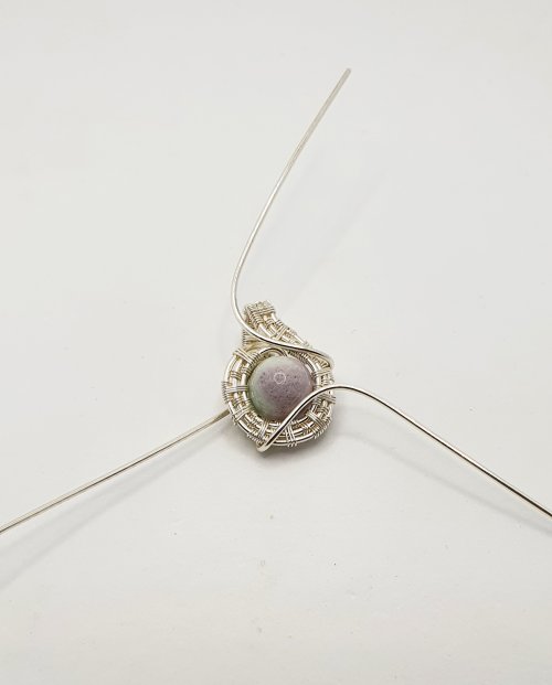 Natalie Patten's Woven Wire Pendant and Earrings Set - , Wire Weaving, Weaving, Wire Weaving, Weaving Wire, woven wire pendant and earring set