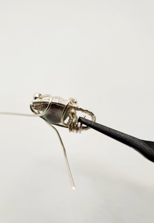Natalie Patten's Woven Wire Pendant and Earrings Set - , Wire Weaving, Weaving, Wire Weaving, Weaving Wire, woven wire pendant and earring set
