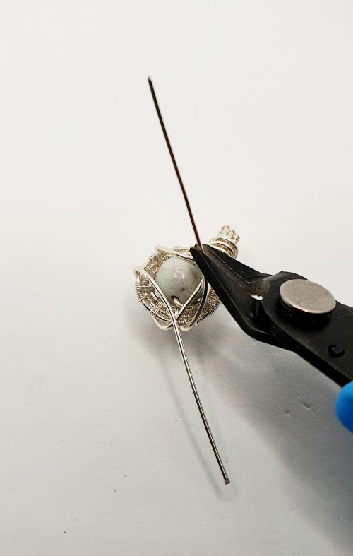 Natalie Patten's Woven Wire Pendant and Earrings Set - , Wire Weaving, Weaving, Wire Weaving, Weaving Wire, woven wire pendant and earring set