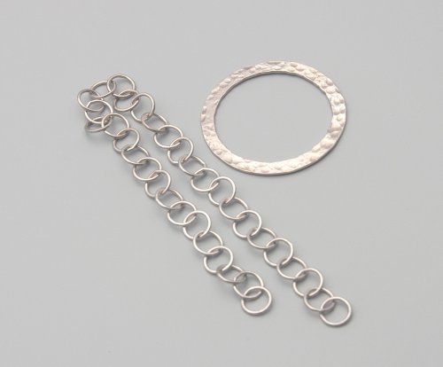 Kylie Jones's Flowing Chain Pendant - , Contemporary Wire Jewelry, Beads, Flowing chain pendant