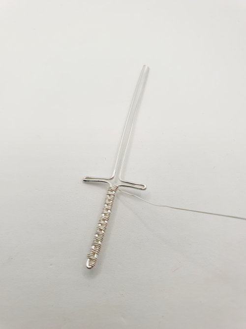 Natalie Patten's Woven Wire Cross Pendant - , Wire Weaving, Weaving, Wire Weaving, Weaving Wire, woven wire cross pendant