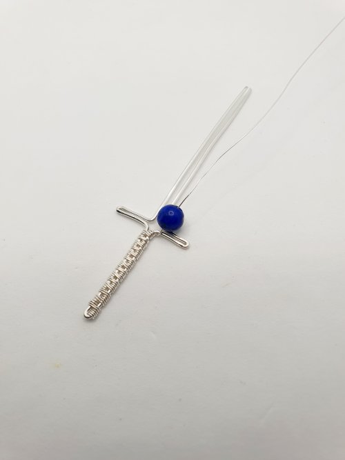 Natalie Patten's Woven Wire Cross Pendant - , Wire Weaving, Weaving, Wire Weaving, Weaving Wire, woven wire cross pendant
