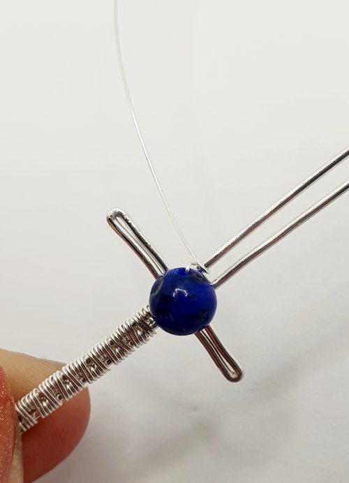 Natalie Patten's Woven Wire Cross Pendant - , Wire Weaving, Weaving, Wire Weaving, Weaving Wire, woven wire cross pendant