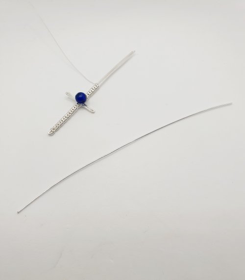 Natalie Patten's Woven Wire Cross Pendant - , Wire Weaving, Weaving, Wire Weaving, Weaving Wire, woven wire cross pendant