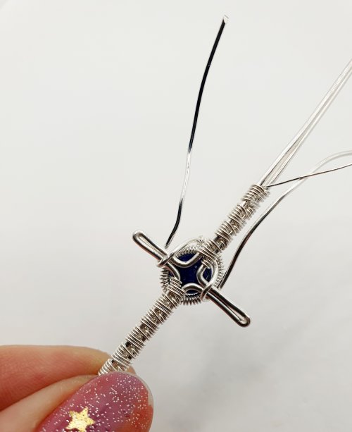Natalie Patten's Woven Wire Cross Pendant - , Wire Weaving, Weaving, Wire Weaving, Weaving Wire, woven wire cross pendant