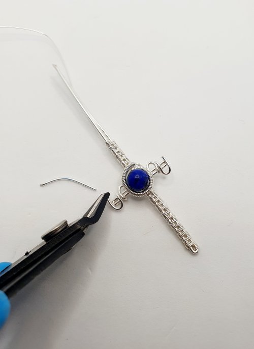 Natalie Patten's Woven Wire Cross Pendant - , Wire Weaving, Weaving, Wire Weaving, Weaving Wire, woven wire cross pendant