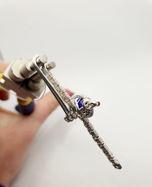 Natalie Patten's Woven Wire Cross Pendant - , Wire Weaving, Weaving, Wire Weaving, Weaving Wire, woven wire cross pendant