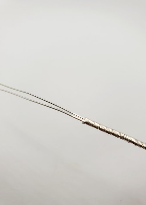 Natalie Patten's Adjustable Beaded Wire Bracelet - , Contemporary Wire Jewelry, Lashing, Wire Lashing, Wire Wrapping, Wrapping, Wire Wrapping Jewelry, adjustable beaded wire bracelet