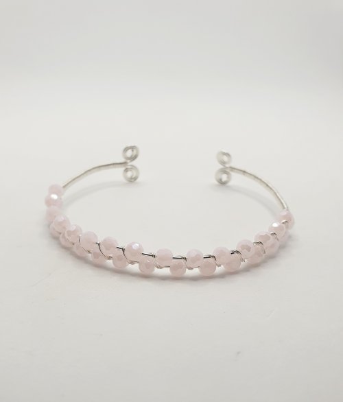 Natalie Patten's Adjustable Beaded Wire Bracelet - , Contemporary Wire Jewelry, Lashing, Wire Lashing, Wire Wrapping, Wrapping, Wire Wrapping Jewelry, adjustable beaded wire bracelet