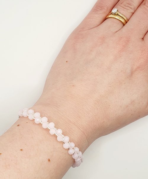 Natalie Patten's Adjustable Beaded Wire Bracelet - , Contemporary Wire Jewelry, Lashing, Wire Lashing, Wire Wrapping, Wrapping, Wire Wrapping Jewelry, adjustable beaded wire bracelet